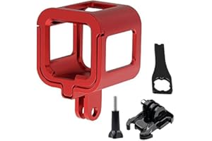 FIRST2SAVVV GO-Session-GL-08 Metall Schutzhülle Gehäuse Aluminium Gehäuse Fall Für GoPro Hero 4 Session Hero 5 Session + Schlüssel