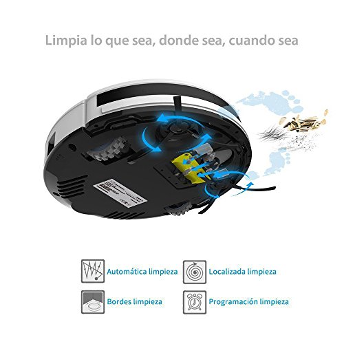 ILIFE V3s Pro Robot Aspiradora de limpieza del hogar Robot, Auto-carga, Diseño para la limpieza del Pelos de Mascota