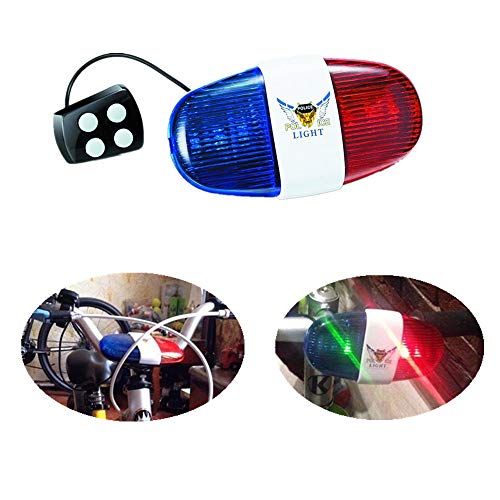 Kuiji Timbre de Bicicleta con Sonido de policía para niños