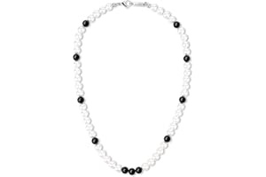 GAVU Onyx Stone Beaded Men's Pearl Necklace