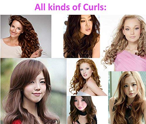 New Fashion Folding Hair Curling Iron Ceramic  Fordable Hair Brush Electric Multifunction Hair Curler Curling Iron Hair Straightener Comb Styling Tools Hairbrush  Red 