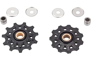 SEACHEM Campagnolo Schalträdchen-2651121101, 2651121101-Ragazze, 8,4 mm, Colore: Nero Unisex -Adulto, 8.4mm