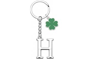 YJYJZX Llavero con letra inicial colgante, llavero regalo amigos hermanas amiga, plata A-Z 26 letra inicial colgante llavero - Regalo mujer hombre cumpleaños, amuleto llavero