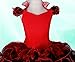 Dressy Daisy Baby Girls' Halter Cupcake Pageant Dresses DIY Shell Party Dress Dance Costume Size 12-18 Months Red