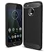 Produktbild Moto G5 Plus Handy Tasche, FoneExpert® Carbonfaser Textur Hülle Abdeckung Silikon schutzhülle ShockProof Texture Carbon Fiber Case Cover Für Lenovo Moto G5 Plus
