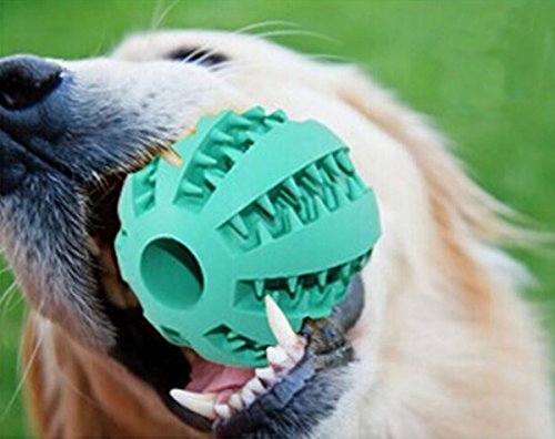 Pet-Dog-Toy-Ball-Nature-Rubber-Bouncy-Toy-Ball-for-Dogs-Dog-Food-Treat-Feeder-Tooth-Cleaning-Ball-for-Pet-Training-Playing-Chewing-Bite-Resistant-Pet-Exercise-Game-Ball