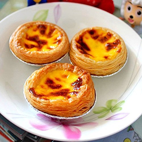 HugeStore Einweg Aluminium Muffinformen Muffinform Muffinförmchen Cupcake Förmchen Muffin-form Backförmchen 250 Stück - 4