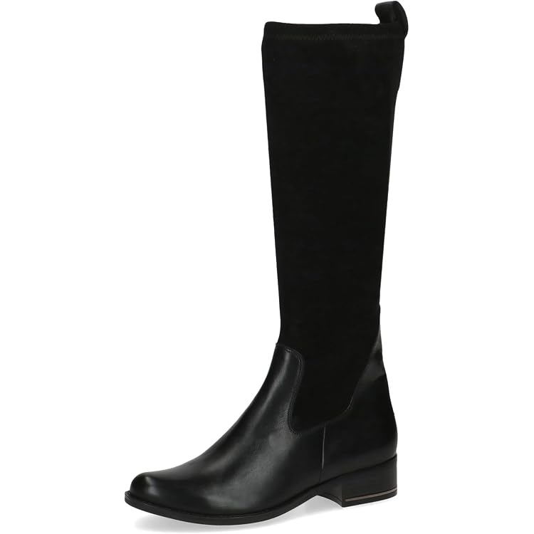 CAPRICE Stiefel Mit Blockabsatz – G-Weite, Leder-Textil-Mix Für Business & Alltag