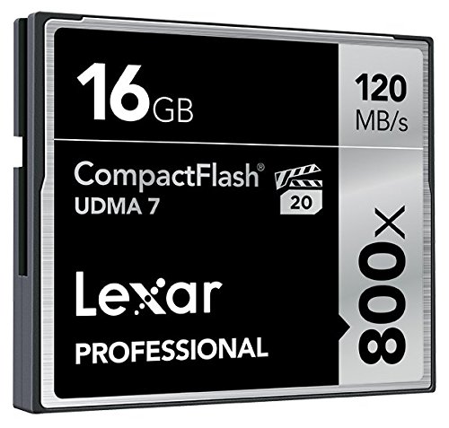 Lexar Professional 16GB 800x Speed 120MB/s CompactFlash Speicherkarte - 3