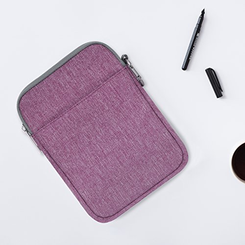 MoKo Universal 6 Zoll Sleeve Hülle – Tragbare Nylon Schutzhülle Tasche für Tablets, Kobo Touch 2.0, Kobo Glo HD, Tolino Shine 2HD, Tolino Vision 3HD E-Book E-Reader, Violett - 8