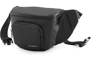 Cwatcun DSLR torba na aparat, SLR, torba na aparat fotograficzny, torba na aparat fotograficzny, wodoodporna torba na pasek na aparat fotograficzny, czarna