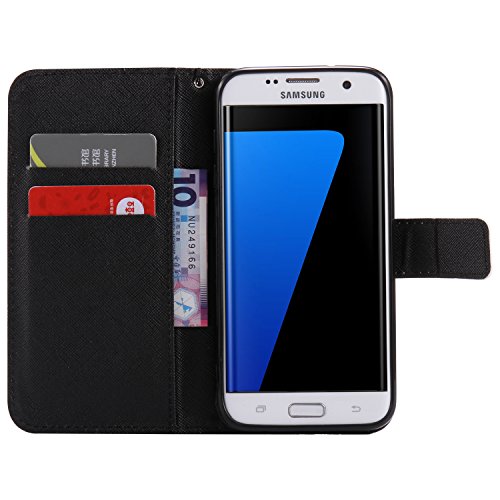 Feeltech Samsung Galaxy S7 Edge Hülle PU-Leder und Brieftasche Bunte Muster Fall mit Magnetverschluss, Hybrid-Kickstand mit Stand-Funktion, schlagen Sie schützende weiche TPU Stoßstangenabdeckung und Kreditkartenhalter für Samsung Galaxy S7 Edge Handgelenk Bügel-Buch-Art-Geldbeutel-Tasche mit 2 In 1 Berühren Sie Stift – London - 5