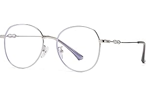 Flydo Women's Blue Light Filter Glasses Blue Light Blocking Glasses Window Glass for Computer TV Work Gaming Blue Filter Screen Glasses from PC, TV and Mobile Phone