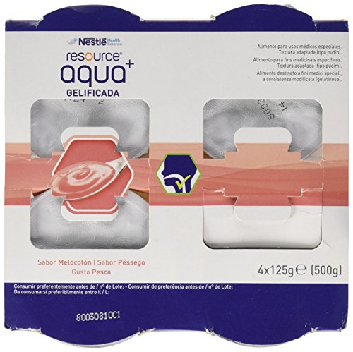 RESOURCE AGUA GELIFICADA 125 G 4 TARRINAS MELOCOTON