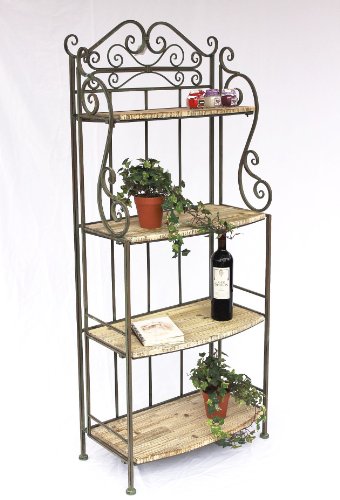 DanDiBo Regal „Malega“ 12060 aus Metall und Holz 150 cm Bücherregal Badregal Küchenregal - 9