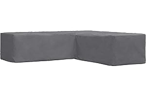 ATLANTIS Outdoor | Housse de Protection Canapé d'angle | 300/90 x 300/90 x 70 cm (L x L x H) | Gris | Résistant à l'eau | pour Jardin, Terrasse, Meubles | Qualité |