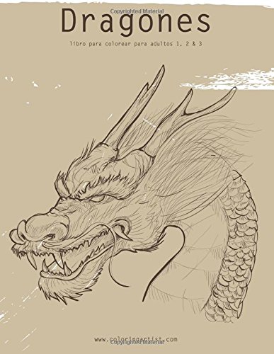 Dragones libro para colorear para adultos 1, 2 & 3