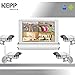Produktbild KEPPSECURE Funk Videoüberwachung mit HD-Touchscreen Monitor & 4 HD Überwachungskameras IP 67