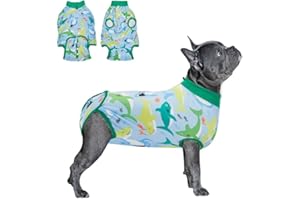 PetWarm Post-Spay & Neuter, Weaning, Prevents Licking After Surgery Onesie for Male & Female, Recovery Suit for Dogs with Sleeves, Cotton Protect Dog Abdominal Dog Cat After Surgery Dog Onesie,XS