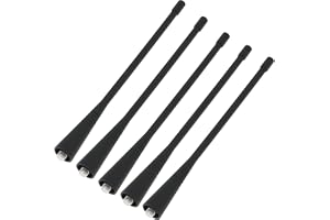Skapa idé 5 st UHF-antenn 400-470MHz talkieantenn antenn antenn kompatibel med Motorola GP88S GP328 GP338 GP3188 GP3688 GP2000 GP328PLUS GP8S 16,9 cm