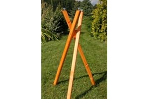 Deko-Shop-Hannusch Ständer, Standfuß, Vogelhausständer, Gestell, Dreibein behandelt für Ihr Vogelhaus, Vogelhäuschen, Futterhaus oder Vogelhäuser