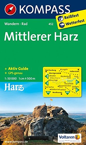 Download Mittlerer Harz: Wanderkarte mit Aktiv Guide und Radwegen. GPS-genau. 1:50000 (KOMPASS-Wanderkarten, Band 452) Download Mittlerer Harz: Wanderkarte mit Aktiv Guide und Radwegen. GPS-genau. 1:50000 (KOMPASS-Wanderkarten, Band 452)