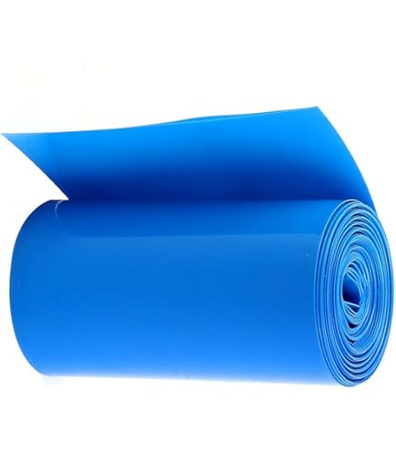 Sourcing Map PVC Heat Shrink Tubing 103mm Flat Width Heat