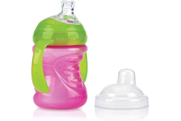 Nûby - Gobelet Anti-Goutte Swirl - -240ml-6M Rose