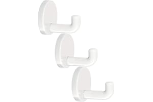 vasalat Hewi 477.90.010 Lot de 3 crochets muraux Blanc pur T45