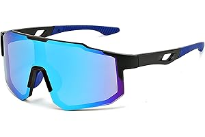 ATSGJLZN Gafas Ciclismo Hombre Mujer Anti-UV 400 Gafas Bicicleta de Sol Polarizadas Deportivas Hombre Fotocromaticas para Running Motocross Carrera Mtb