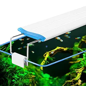 BlueOPet Planted Aquarium Bracket White with Blue Cross LED Strip Light | High Brightness (BR-60LED | 17W | 58.5CM | Fit for 60-70 cm Tank)