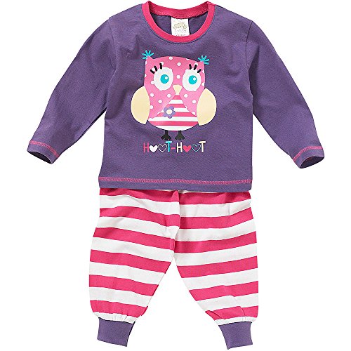 Lullaby Younger Girls Hoot Hoot Owl Pyjamas - Purple - Age 12/18 Months