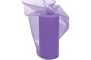 Tülle Roll Tüll Stoff Lila 30cm x 92M, EUBSWA Tüll Rollen Tüllband für Brautkleider Ballett-Kleider Hochzeit Party Deko Handwerk