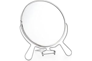 VITA PERFETTA Espejo Aumento 3X, Espejo de Maquillaje, Espejo Cosmético Portátil para Baño y Viaje (14 cm)