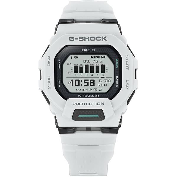 Casio G-Shock - Orologio da polso da unisex al quarzo Casual bracciale e cassa in Resina di colore Bianco display analogico bianco - BGD-565U-7ER