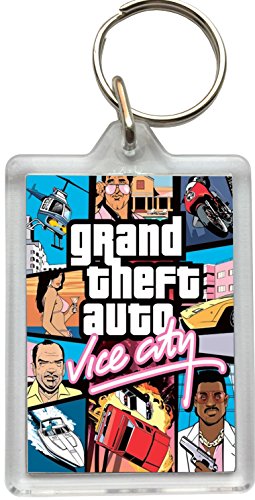 Preisvergleich Produktbild Grand Theft Auto 3 – Schraubstock City – Acryl Schlüsselanhänger