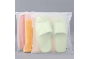 Svaldo Bolsas para Guardar Ropa, 50 Piezas 30 * 30cm Bolsas Zip Ropa, Bolsas Viaje Esmeriladas para Ropa, Organizador Maleta Viaje (con Orificios de Ventilación)