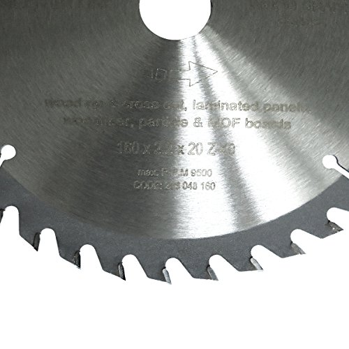 S&R Kreissägeblatt 160mm x 20mm(+ring 16mm)x2,2mm 48T, /Wood Craft/ Holz Kraft in Profiqualität - 4