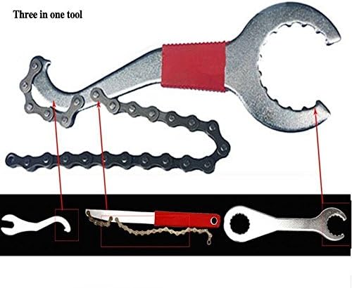 Bike Bicycle Repair Remover Tool Chain Whip Sprocket Cassette Lock ring Bottom Bracket BB Freewheel Wrench Kit