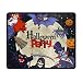 Produktbild meniony Mouse Pad with Stitched Edges,Halloween Owls and Bats Non-Slip Rubber Base Mousepad for Laptop