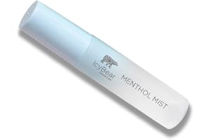 ICY BEAR DENTAL CARE ICY Bear Long Lasting Menthol Mist Mouth Spray Pump - 17ml - Pocket Breath Freshener for Tongue and Mouth Treatment - Mouth Freshener Spray for Freshening Bad Breath and Dry Mouth Relief