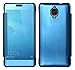 Produktbild OnePlus 3T(2016) Hülle Leder [Blau] ISENPENK Flip Case TPU+PC ,Muster OnePlus 3T(2016) Hülle Transparent Durchsichtig Tasche Handyhülle Lederhülle 2-in-1 Bookstyle Geldbörse Tasche Schutzhülle
