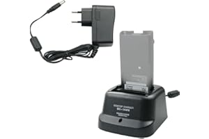 VINEYUAN BC-144N Cargador de batería Cargador de escritorio para Icom IC-A6 IC-A24 IC-F4GT IC-F30GT IC-F11 Radio bidireccional Cargador rápido