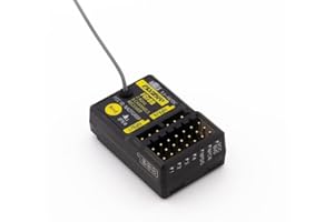 MLRPGO Flysky FGR8B IPX4 2.4GHz 8CH PWM PPM i-Bus Output Receiver for AFHDS 3 Transmitters RF Modules PL18 NB4 /NB4 Lite FRM302 RC Car Boat