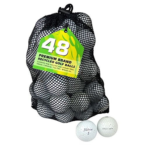 TITLEIST Pro V1 Lake - Bolas de Golf reciclada, Color Blanco