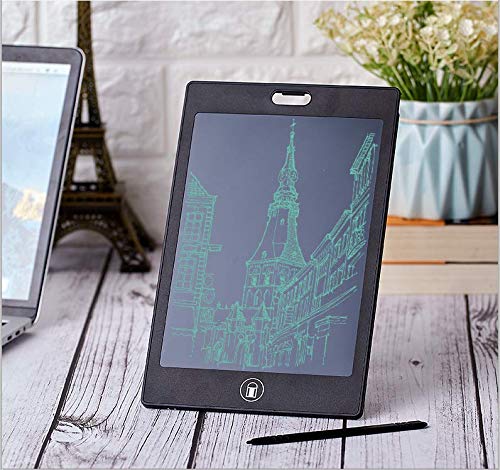 NXDRS LCD Writing Tablet, 8.5 Inch Electronic Writing Board, Digital Graphic Drawing Tablets for Kids with Lock Key Brighter Lines, Portable Robot Pad for Home School Office with Stylus (Black)