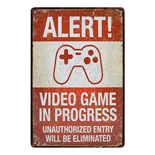 Placa De Arte Mural Dewarning Tin Sign Pared Caliente Metal Sign