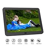 【Hohe Auflösung & IPS-Bildschirm】8 Zoll 1920*1080 HD IPS Display mit 16: 9 Seitenverhältnis und 180° Betrachtungswinkel ermöglicht es, Bilder oder Videos auf den Bildschirm mit lebendigen, klaren Farben optimal anzuzeigen. Er unterstützt 720p und 1080p HD Videowiedergabe.