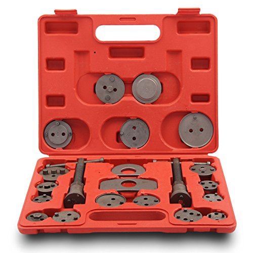 Disc Brake Caliper Piston Rewind Tool Kit Set Universal 22pc Auto Wind Back Car Alfa Romeo Audi Austin Bmw Citroen Ford Honda Jaguar Land Rover Mazda Mercedes Mini Mitsubishi Nissanbrand New And High Quality