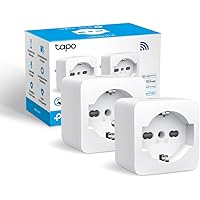 TP-Link Tapo P105(2-pack) Presa Smart Italiana, WiFi Intelligente Smart Plug, Controllo Vocale, Compatibile con Alexa e Googl